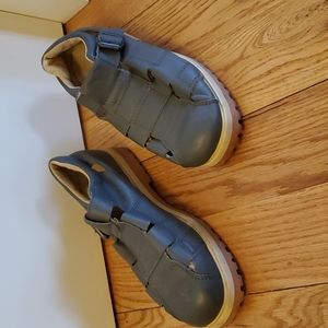 Buffalino shoes men's 13 buckle gray